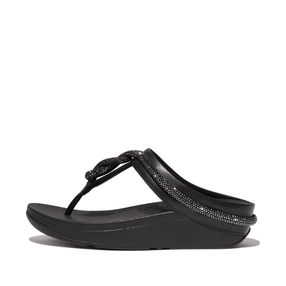 Crystal-Cord Leather FINO Microwobbleboard All Black 3