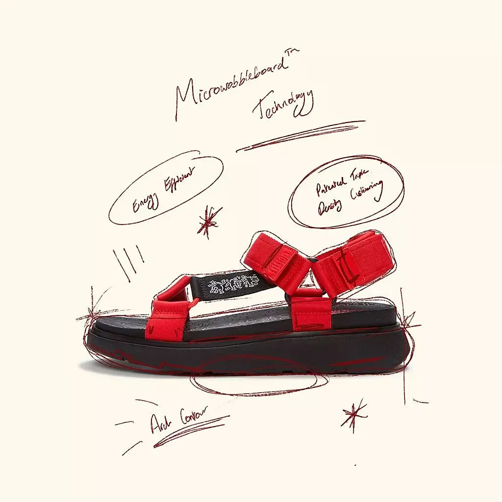 FitFlop Gen-FF X Keith Haring T-Bar Sandals