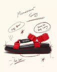 FitFlop Gen-FF X Keith Haring T-Bar Sandals
