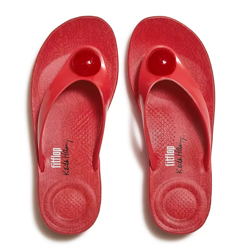 FitFlop FitFlop iQushion X Keith Haring Flip-Flops iQushion