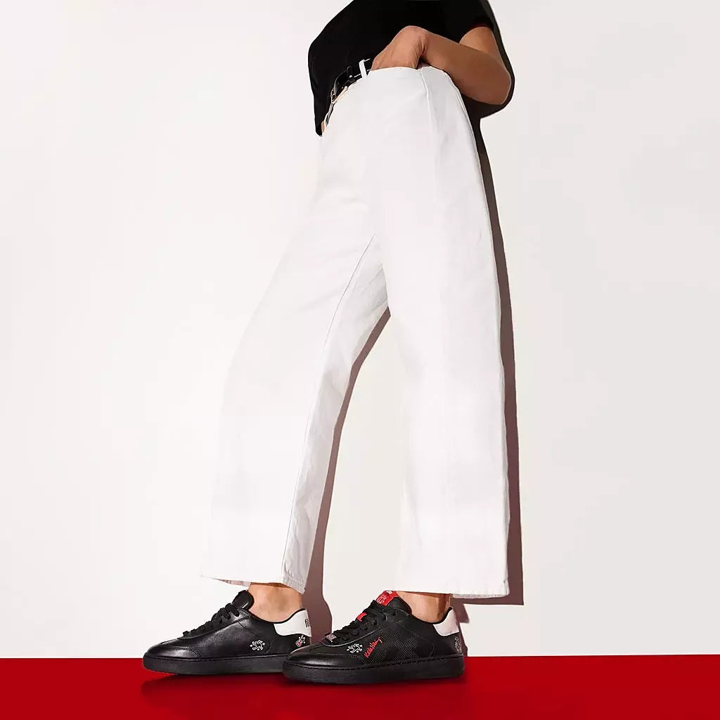 FitFlop Dash X Keith Haring Leather Sneakers