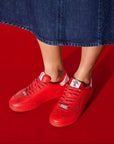 FitFlop Dash X Keith Haring Leather Sneakers