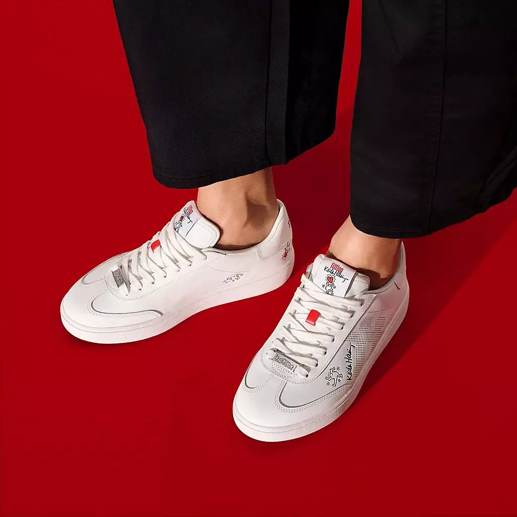 FitFlop Dash X Keith Haring Leather Sneakers