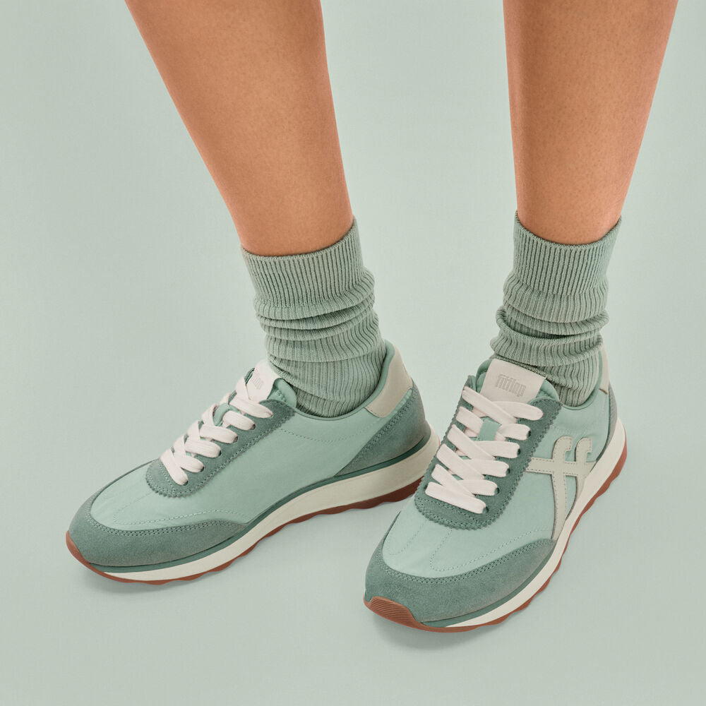 FitFlop X PANTONE Retro-Q Suede Sneakers