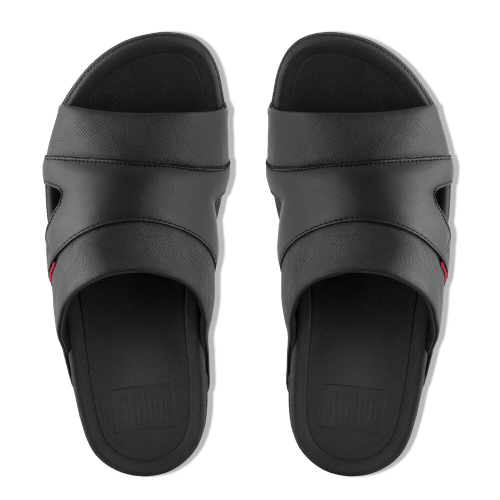 FitFlop FitFlop FREEWAY pool slide in leather Sandal   