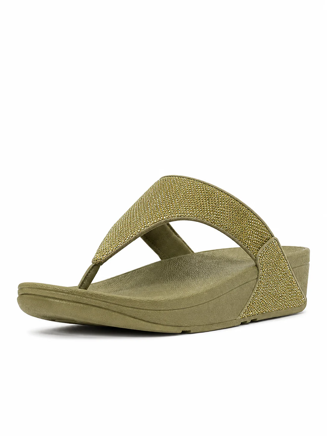FitFlop LULU Shimmerglitz Toe-Post Sandal