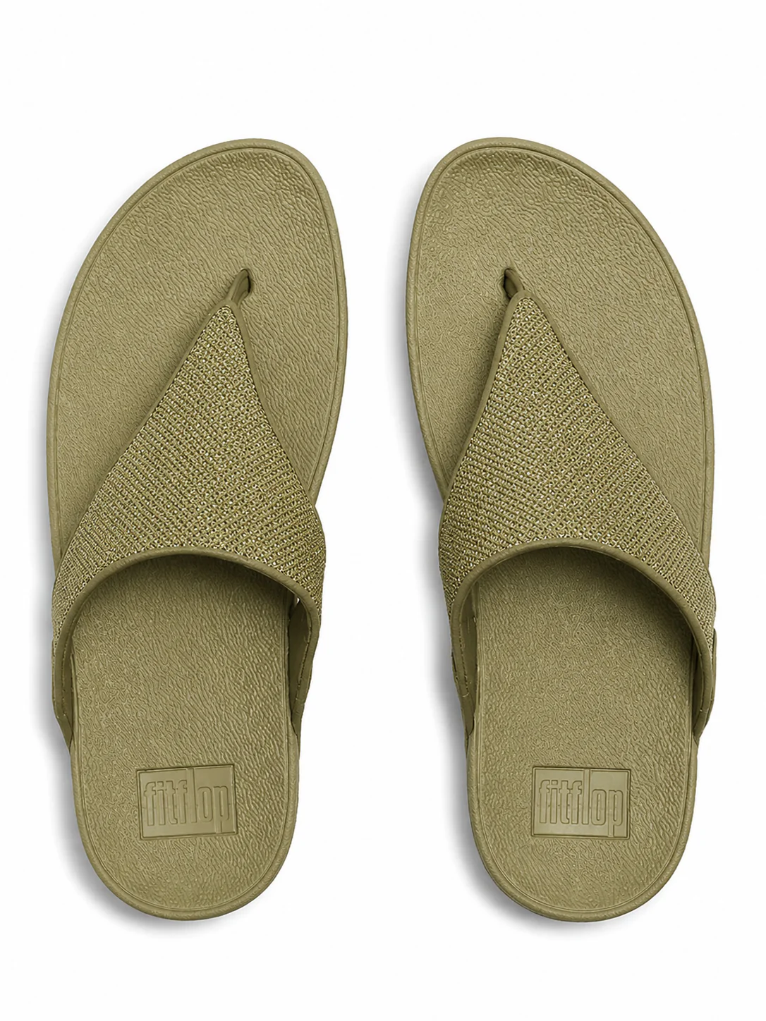 FitFlop LULU Shimmerglitz Toe-Post Sandal