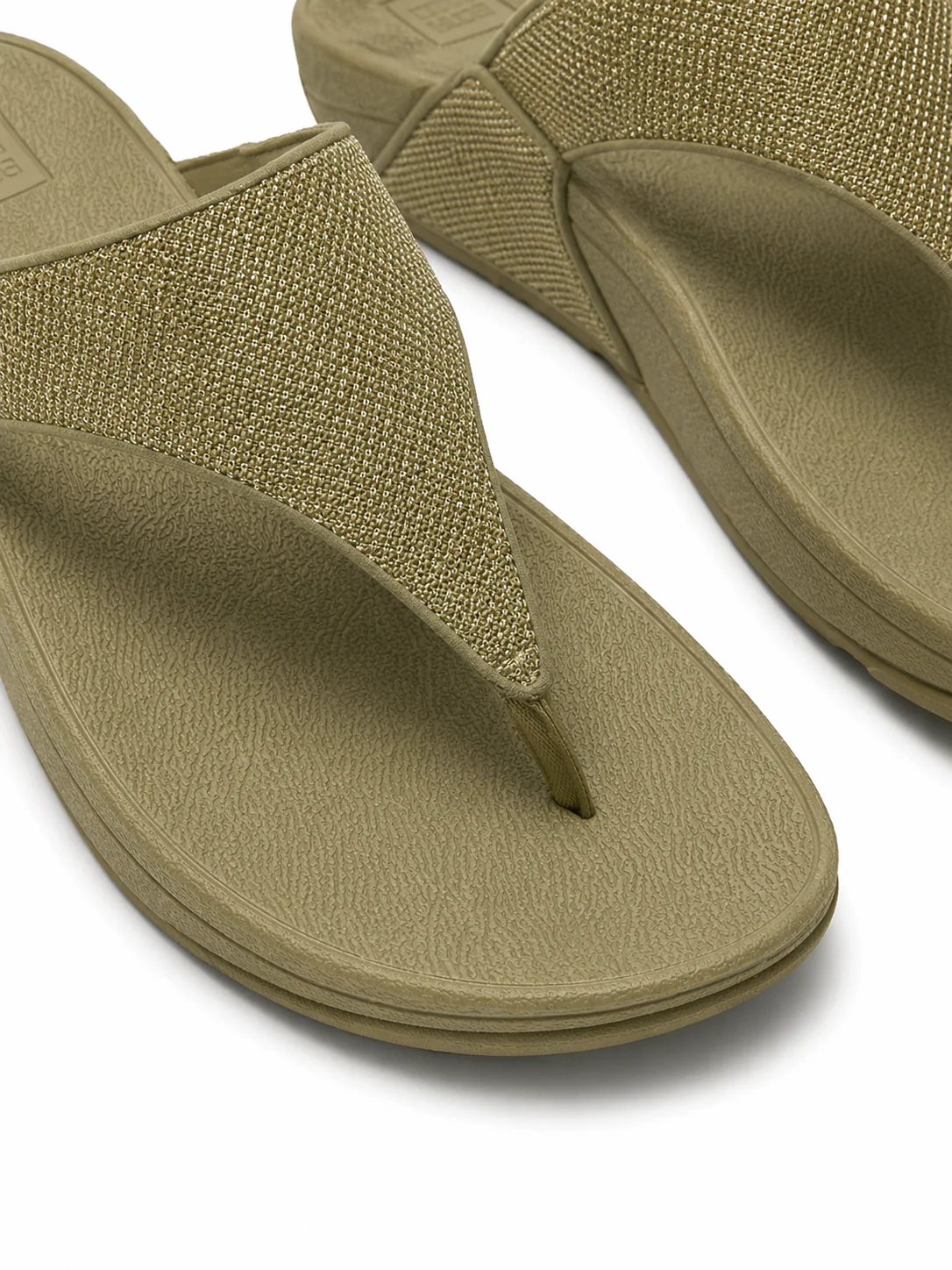 FitFlop LULU Shimmerglitz Toe-Post Sandal