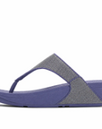 FitFlop LULU Shimmerglitz Toe-Post Sandal