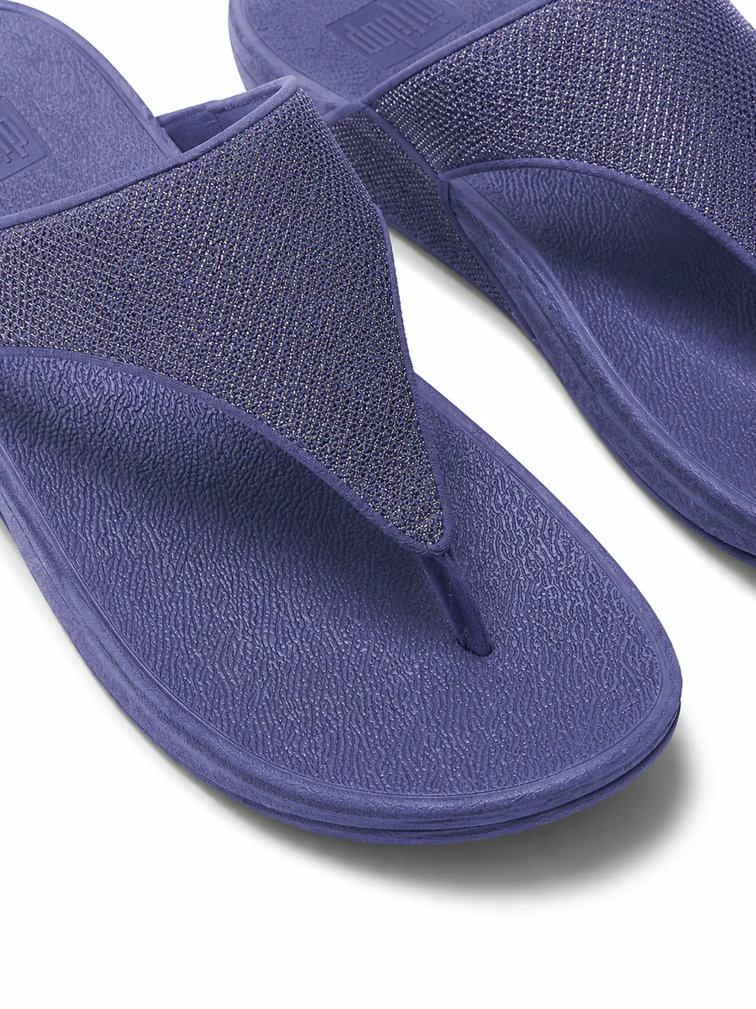 FitFlop LULU Shimmerglitz Toe-Post Sandal