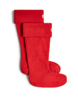 Hunter Hunter Fleece Tall Boot Sock Accessories Military Red M