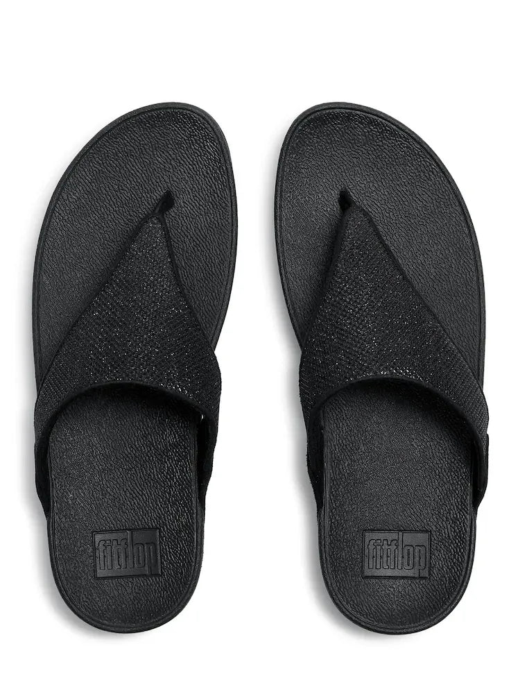 FitFlop LULU Shimmerglitz Toe-Post Sandal