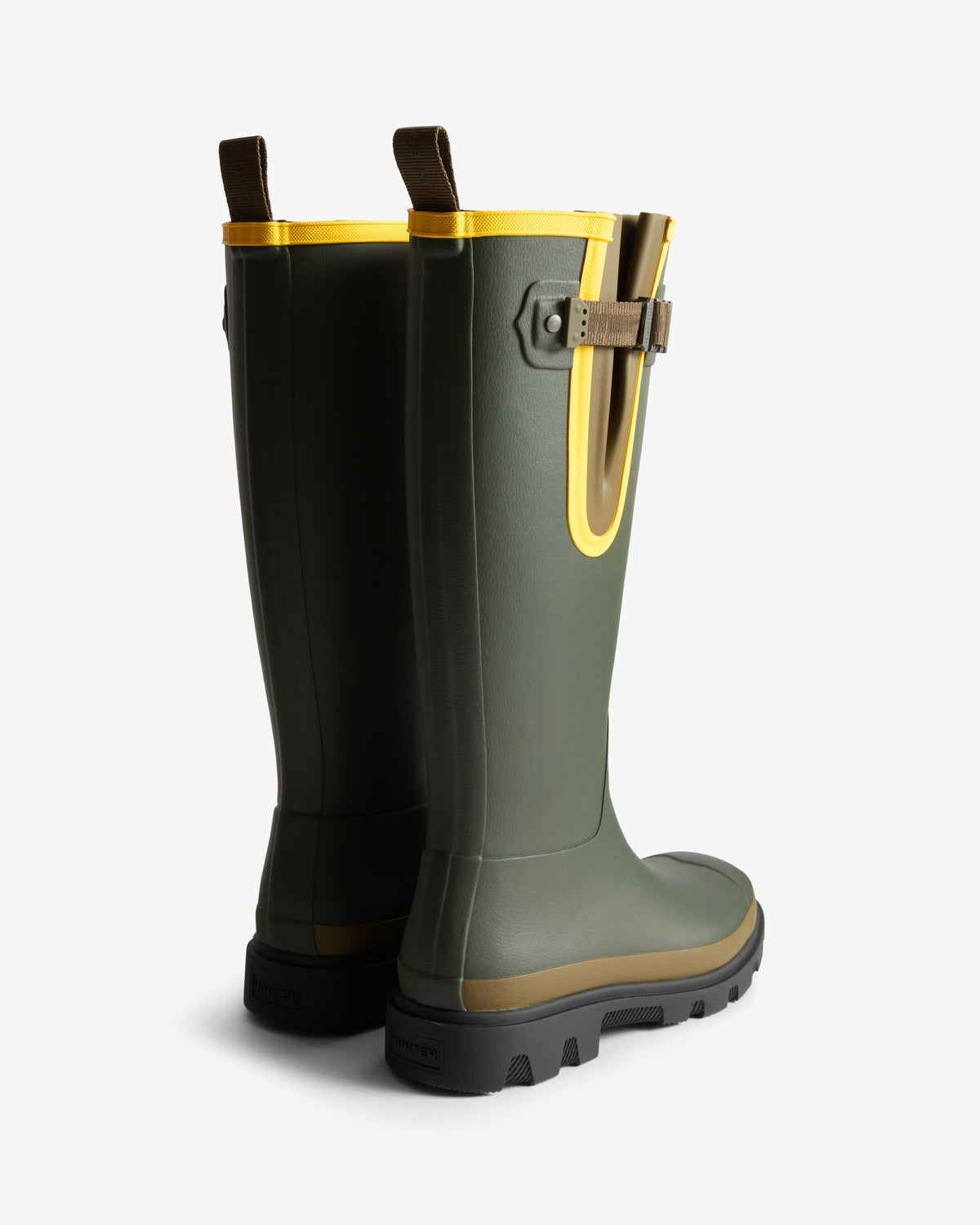 Hunter X GANNI Downpour Field Adjustable Tall Wellington Boots