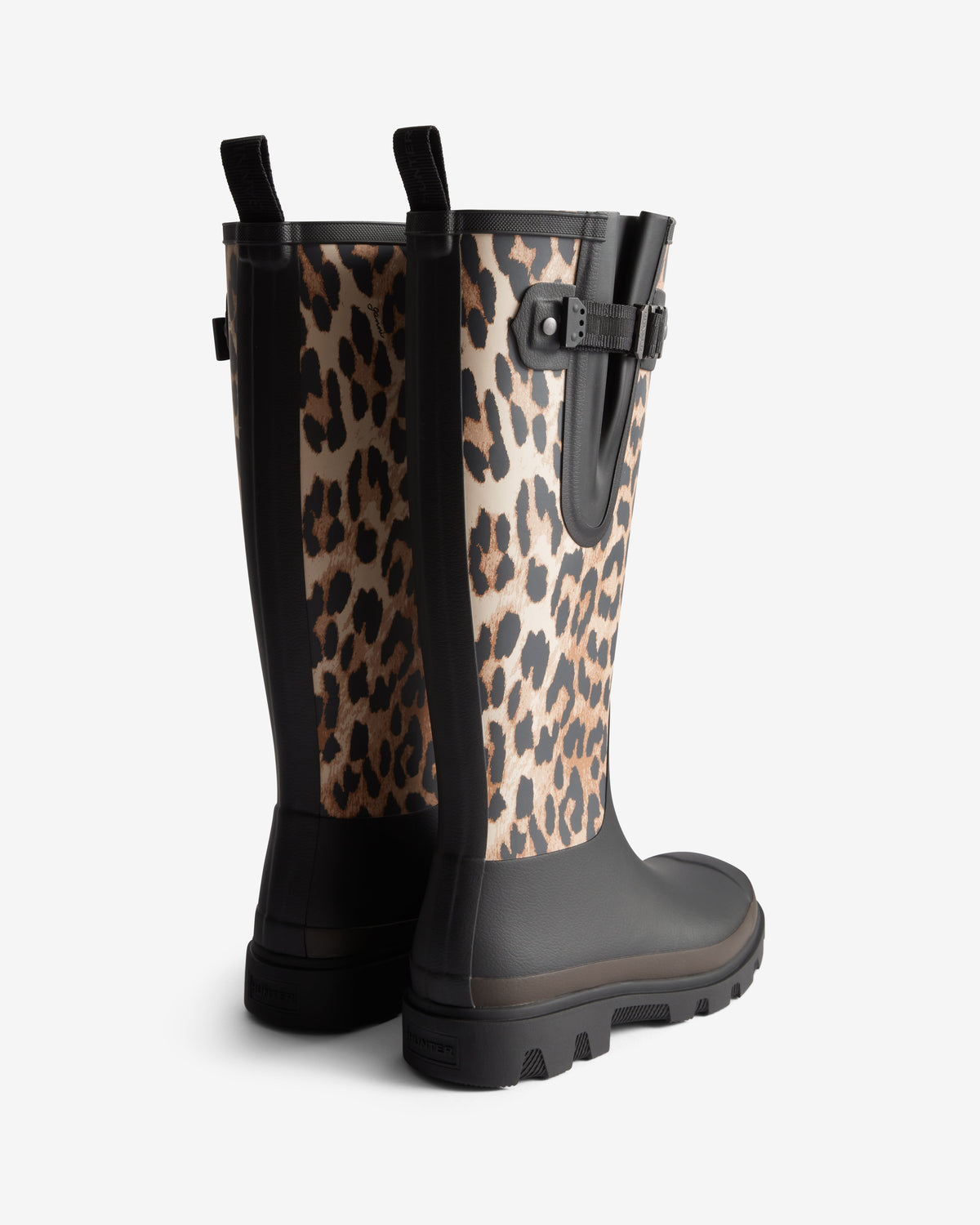 Hunter X GANNI Downpour Field Adjustable Tall Wellington Boots