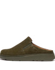 FitFlop FitFlop Gen-FF Elasticated Suede Mules  Deep Olive 4 