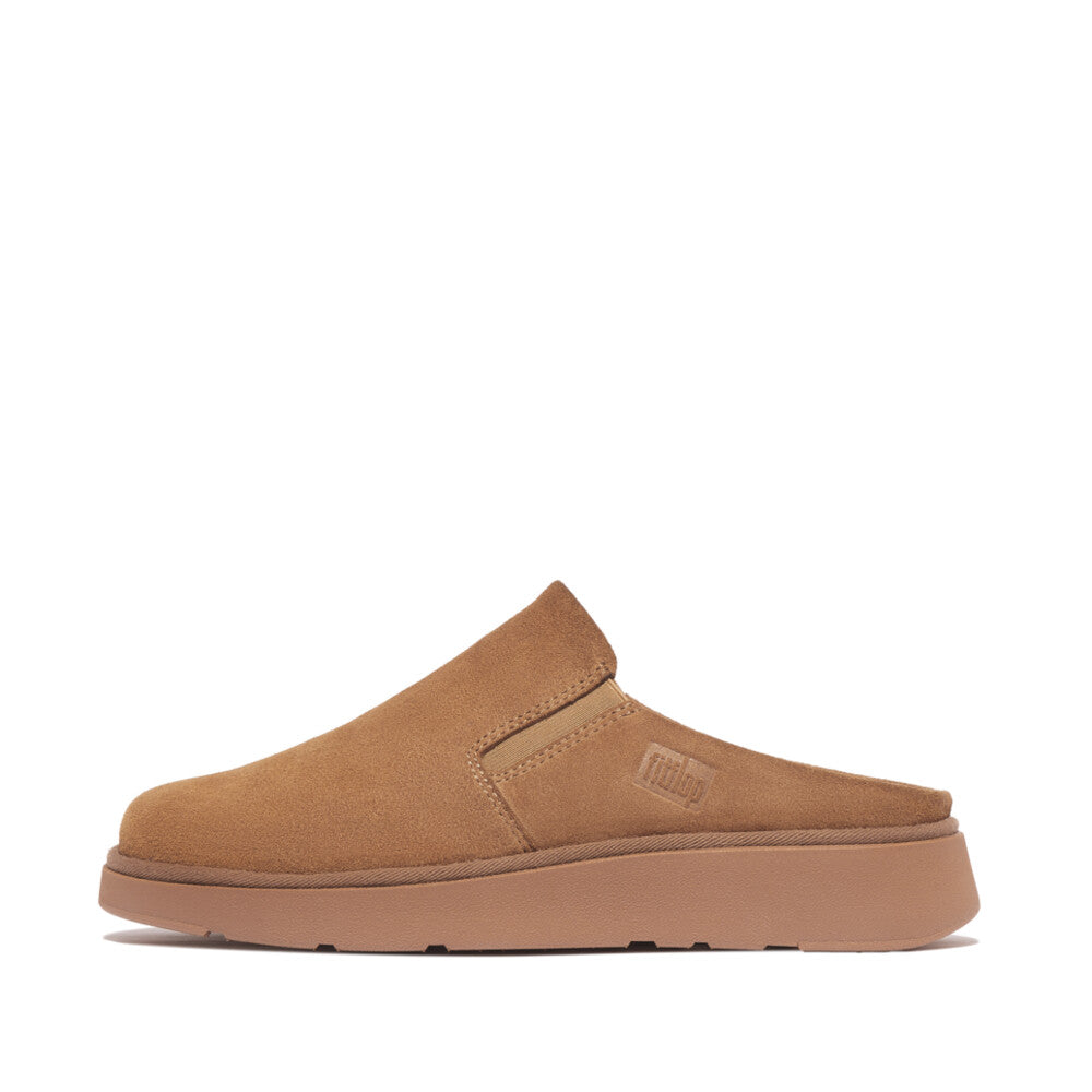 FitFlop FitFlop Gen-FF Elasticated Suede Mules  Desert Tan 4 