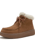 FitFlop Gen-FF Suede Shearling Lace Up Boots