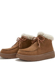 FitFlop Gen-FF Suede Shearling Lace Up Boots