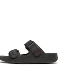 FitFlop Gogh Mens Two-Bar Leather Slides