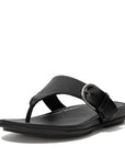 FitFlop FitFlop GRACIE Buckle Leather Toe-Post Sandals    