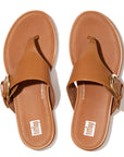 FitFlop Gracie Buckle Leather Toe-Post Sandals Dynamicush