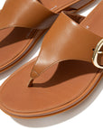 FitFlop Gracie Buckle Leather Toe-Post Sandals Dynamicush