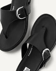 FitFlop Gracie Buckle Leather Toe-Post Sandals Dynamicush