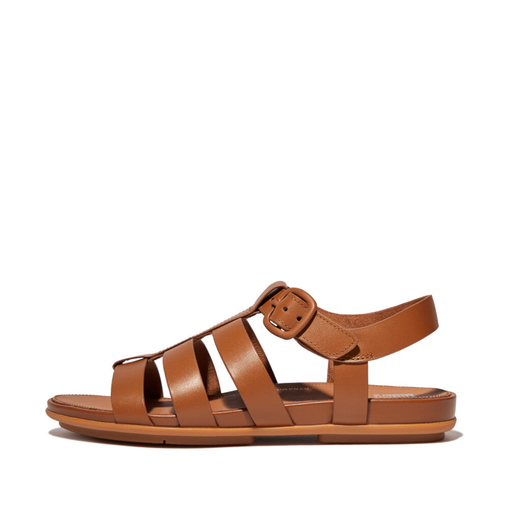 FitFlop Gracie leather Fisherman Dynamicush Tan 4