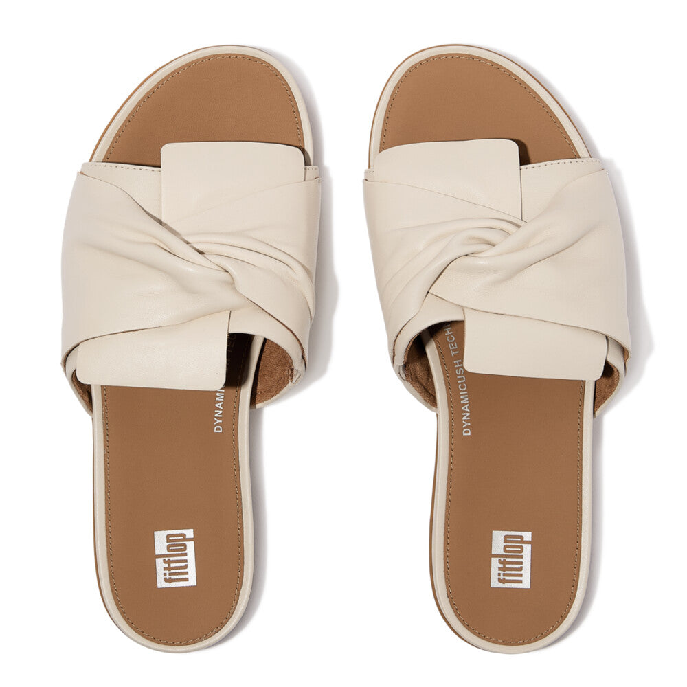 FitFlop Gracie Soft Twist Leather Slide Sandal