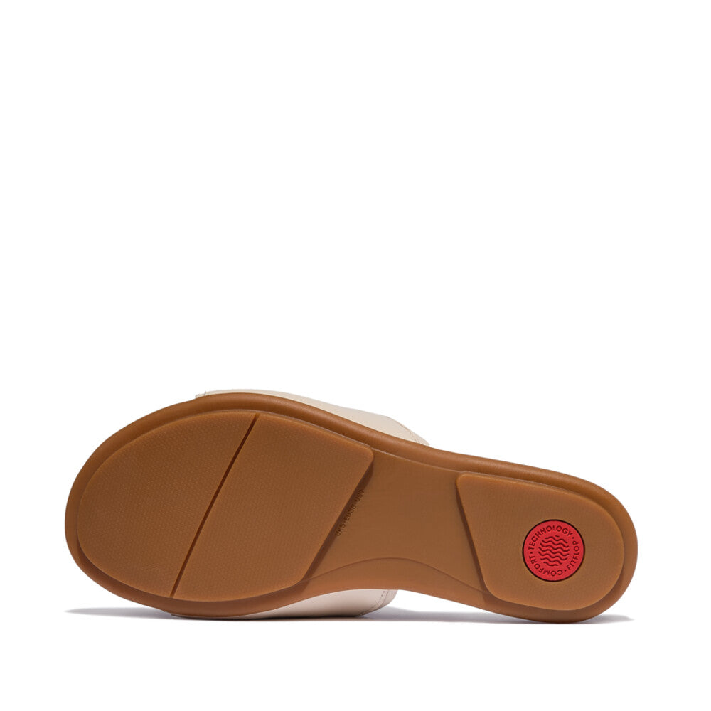 FitFlop Gracie Soft Twist Leather Slide Sandal