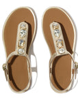FitFlop FitFlop GRACIE Ultra-Jewel Leather T-Bar Sandals Dynamicush