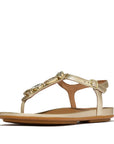 FitFlop FitFlop GRACIE Ultra-Jewel Leather T-Bar Sandals Dynamicush