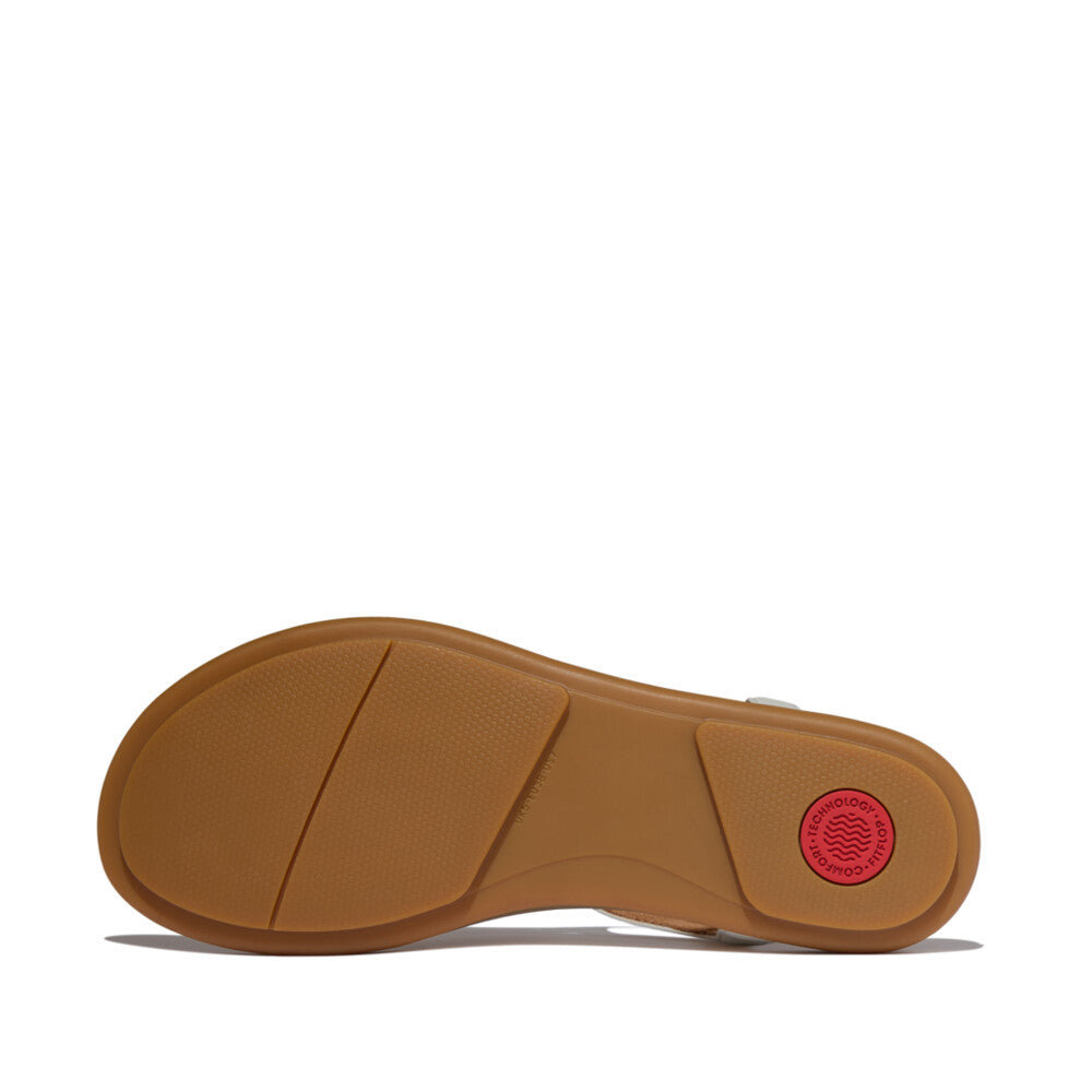 FitFlop FitFlop GRACIE Ultra-Jewel Leather T-Bar Sandals Dynamicush