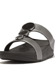 FitFlop FitFlop Halo Bead-Circle Metallic H-Bar Slides Sandal