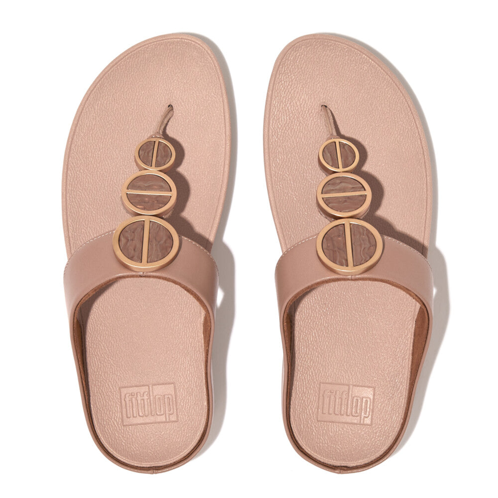 FitFlop FitFlop HALO Metallic-Trim Sandals    
