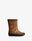 Hunter Kids First Leopard Print Boot Boot LEOPARD PRINT/CHOCOLATE BROWN UK 5