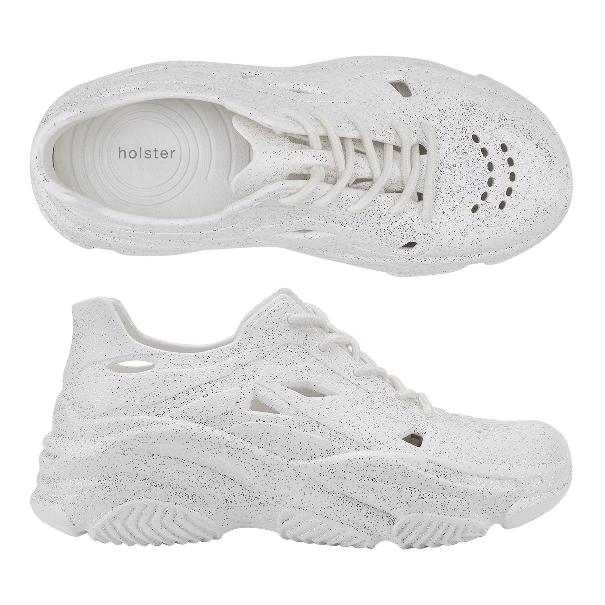 Holster Fashion South Africa Holster Fierce Glitter Shoes White UK3