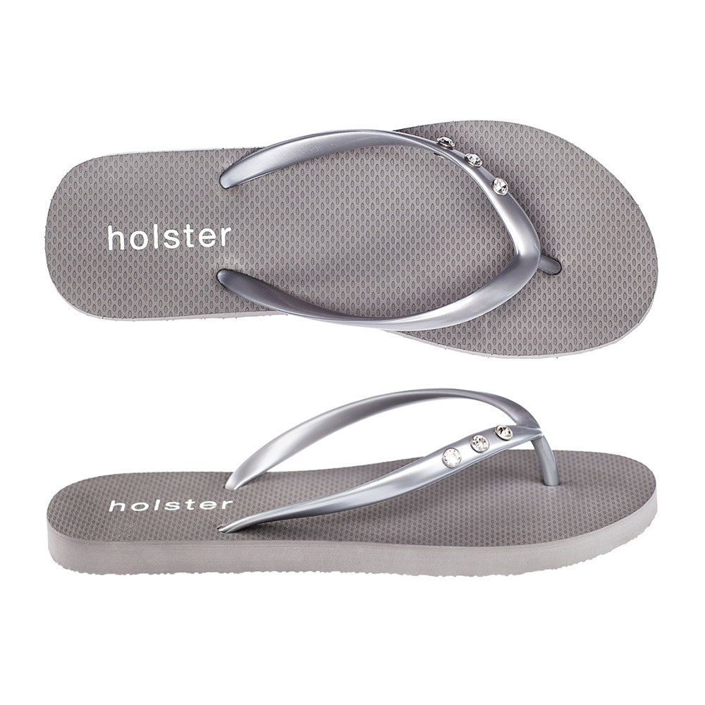 Holster Fashion South Africa Holster Holiday Flip Flops Silver UK3