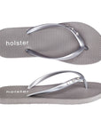 Holster Fashion South Africa Holster Holiday Flip Flops Silver UK3