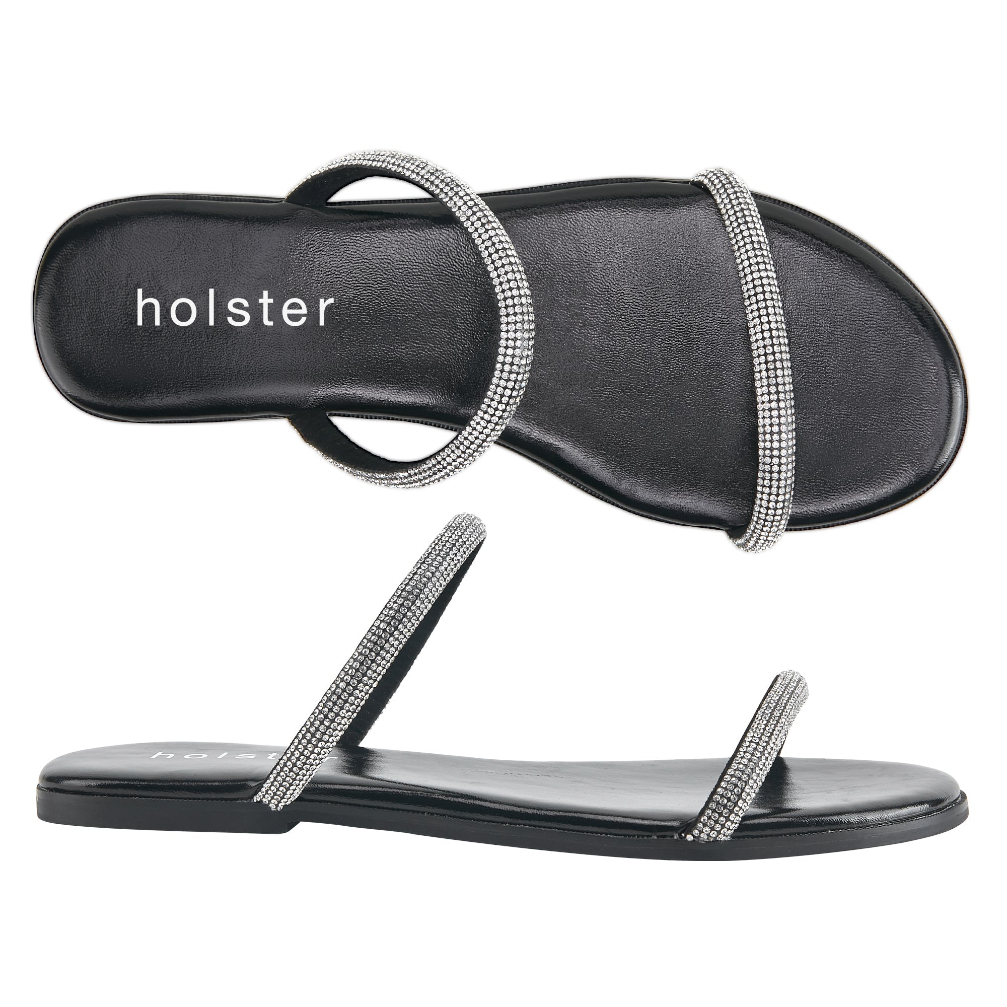 Holster Fashion South Africa Holster Krystal Sandal Black UK3