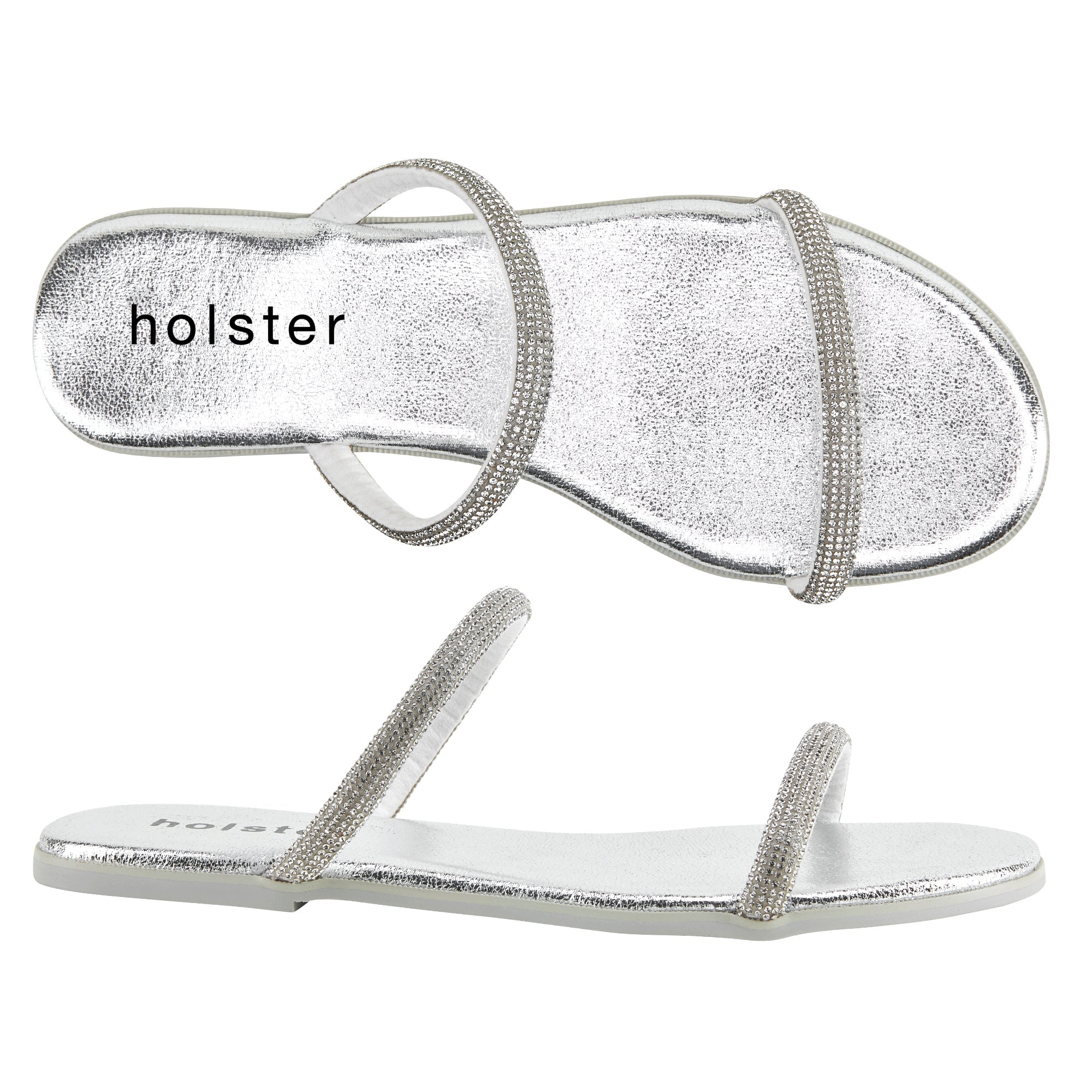 Holster Fashion South Africa Holster Krystal Sandal Silver UK3