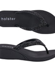 Holster Holster Alora Wedge Sandal Black UK3