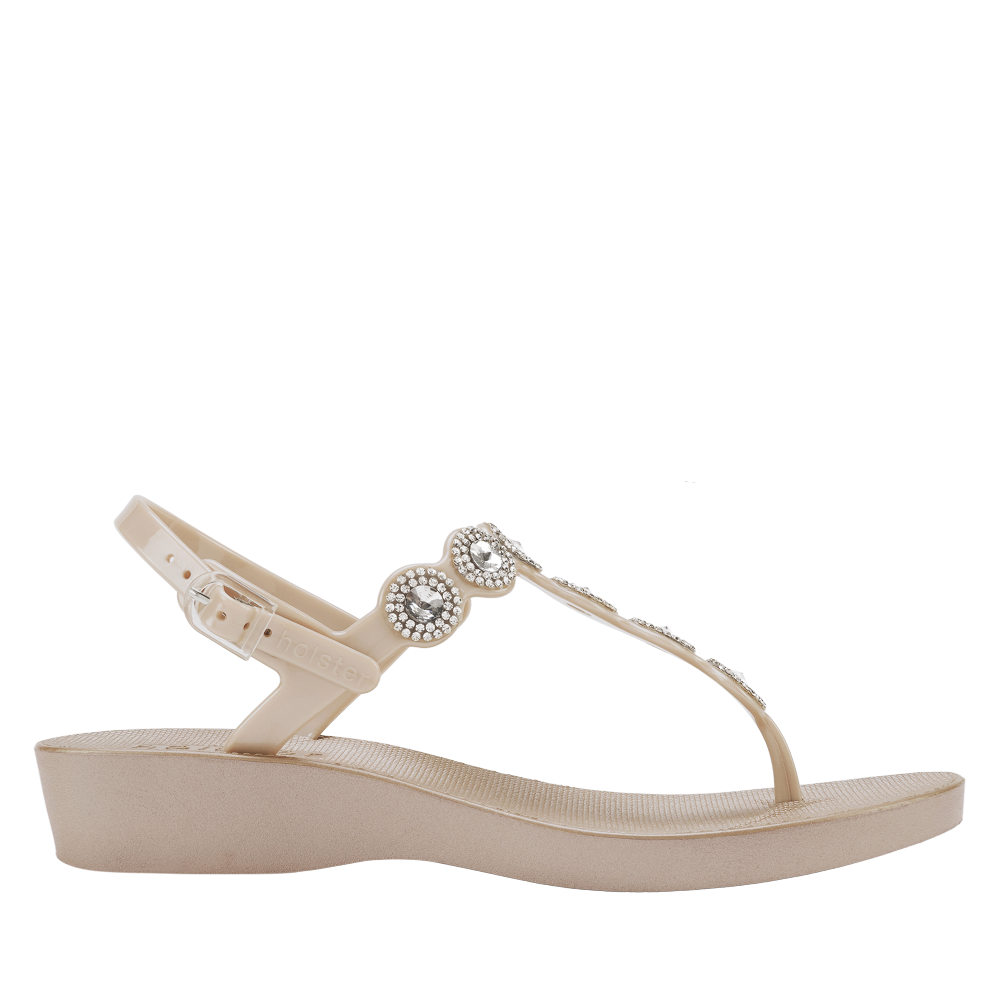 Holster Holster Gorgeous Wedge Sandal Champagne 4 