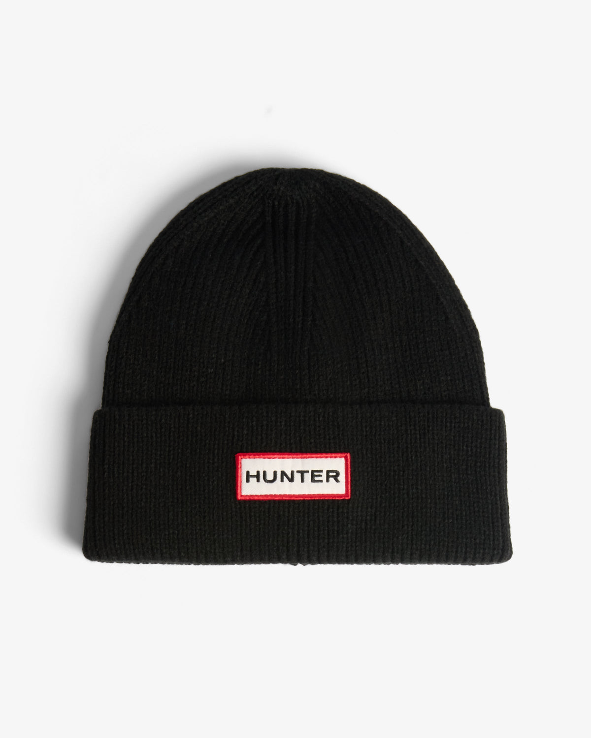 Hunter Hunter Acksley Ribbed Beanie Cap Black One Size
