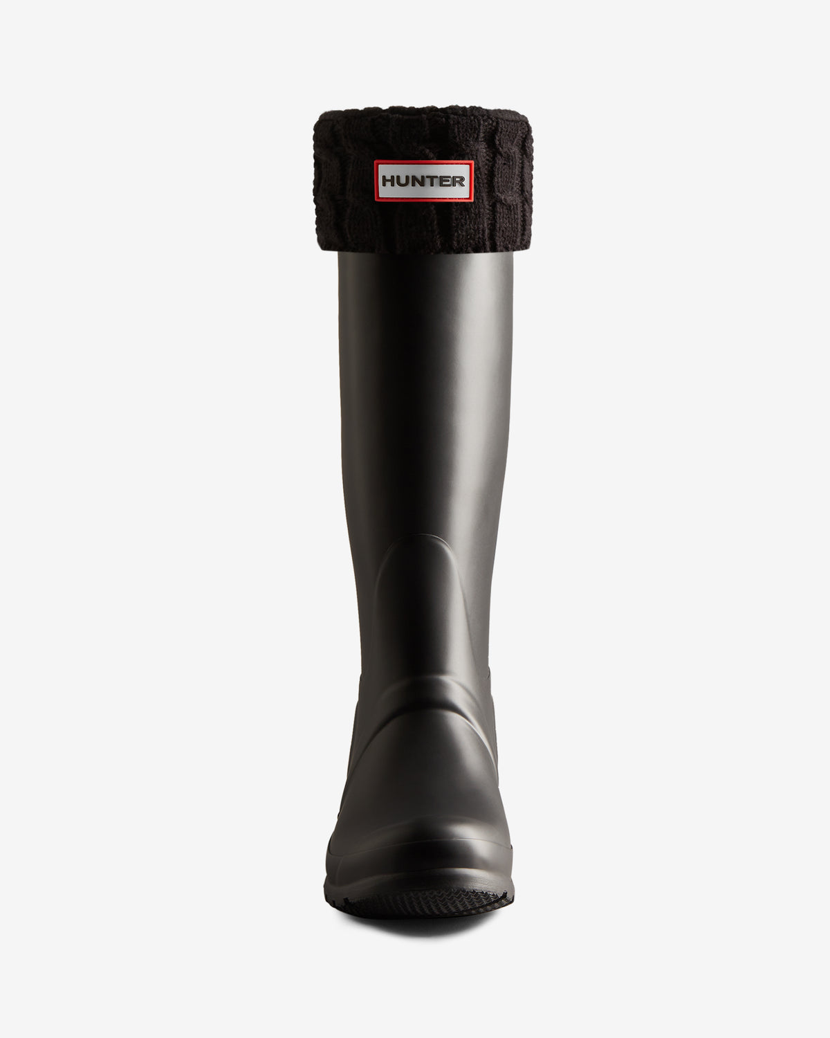 Hunter Recycled 6 Stitch Cable Cuff Tall Boot Socks