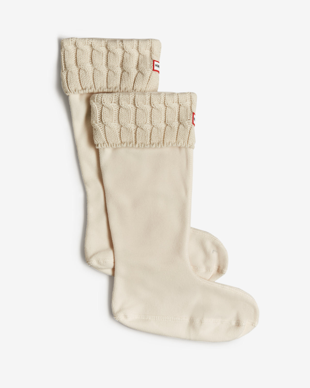 Hunter Recycled 6 Stitch Cable Cuff Tall Boot Socks