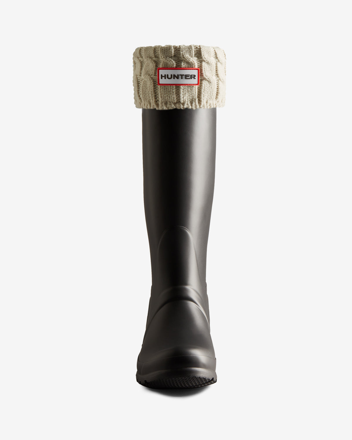 Hunter Recycled 6 Stitch Cable Cuff Tall Boot Socks