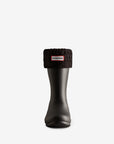 Hunter Recycled 6 Stitch Cable Cuff Short Boot Socks