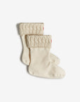 Hunter Recycled 6 Stitch Cable Cuff Short Boot Socks