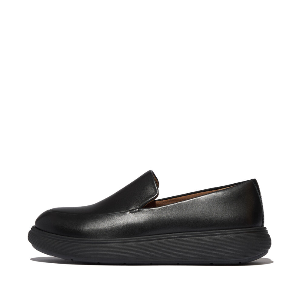 FitFlop IQ-COMFF LEATHER LOAFERS Loafers & Laceups Black 4